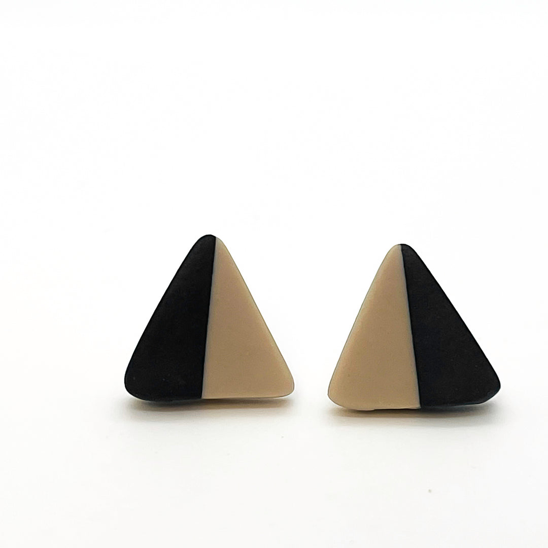 the TRIANGLE stud | porcelain