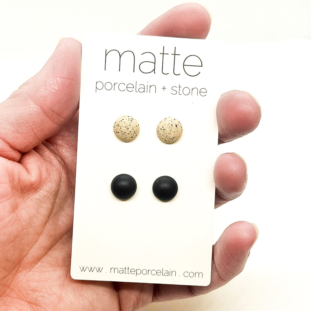 the PEARL stud pack | porcelain
