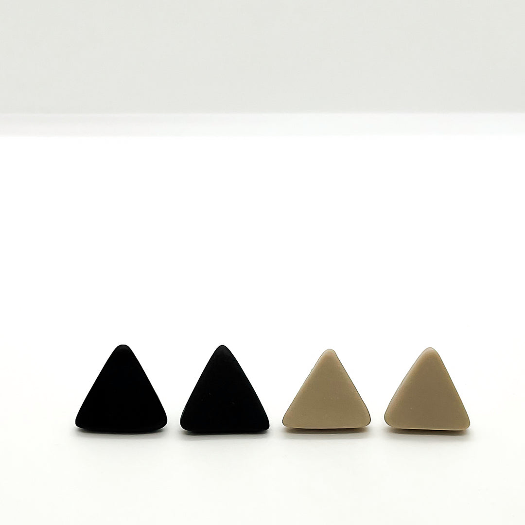 the TRIANGLE stud | porcelain