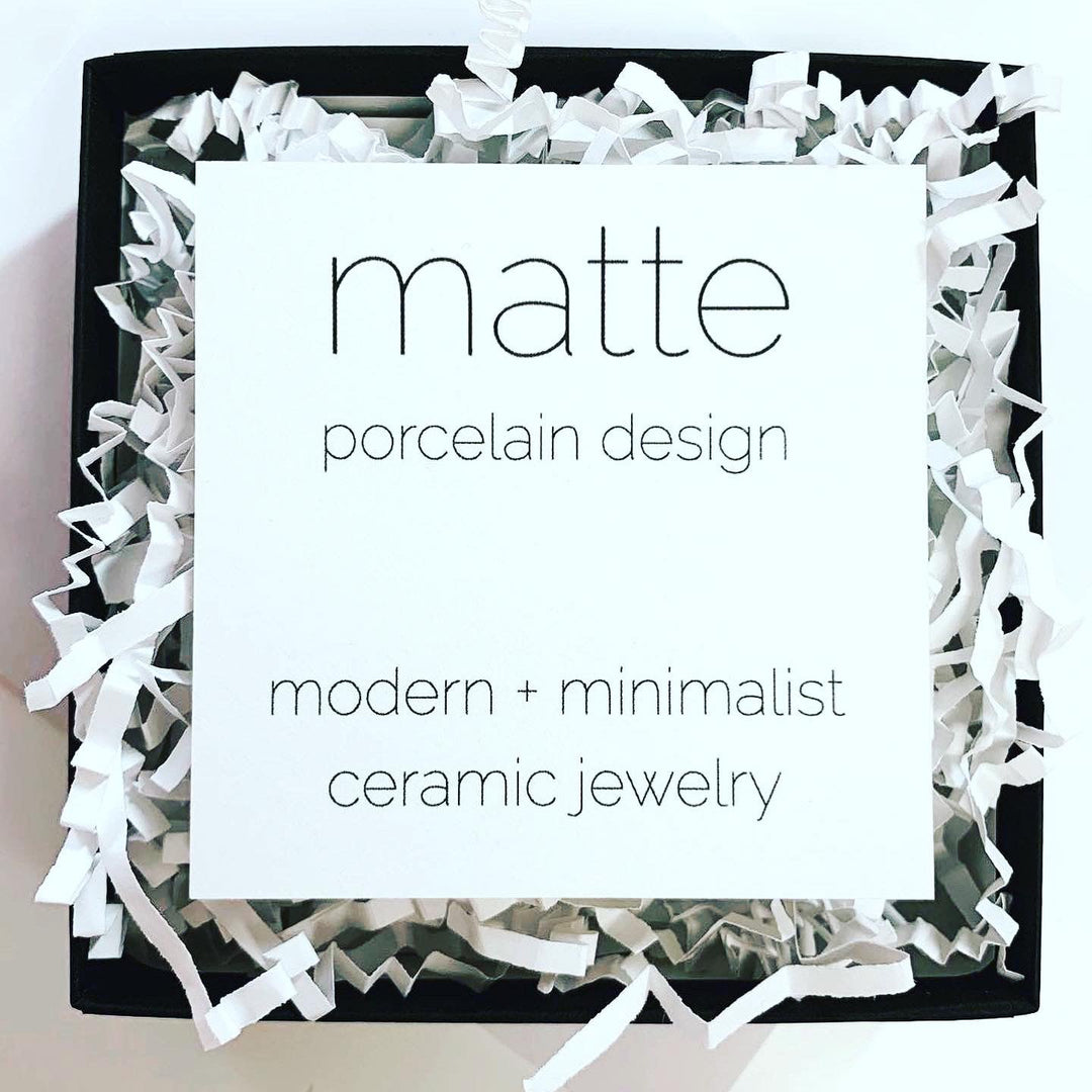 MAGMA MAGNA studs | porcelain