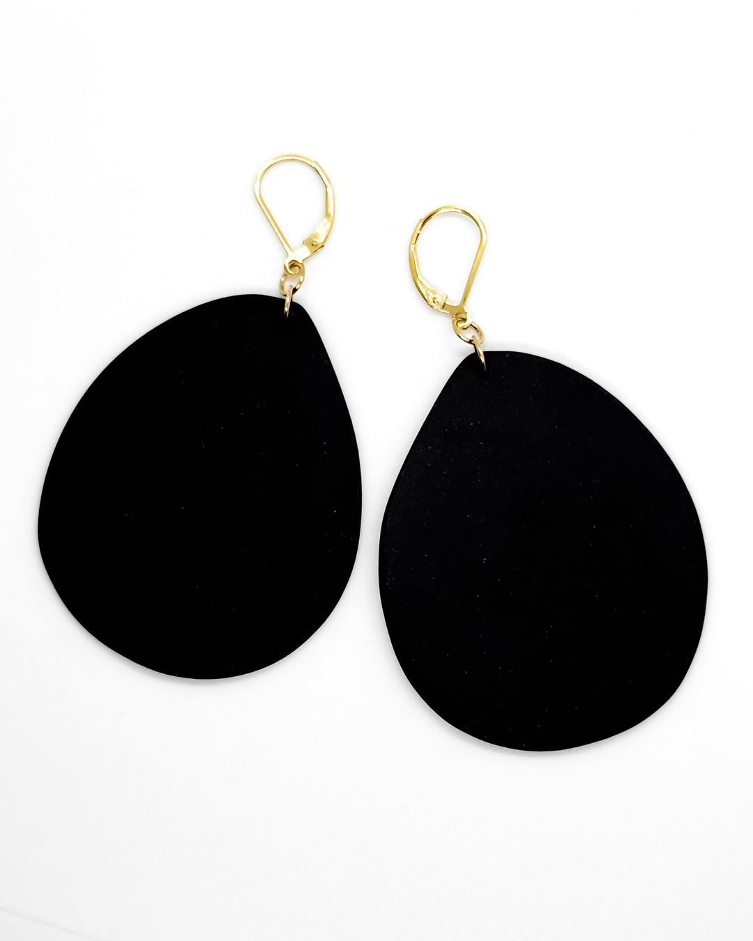 _the AURA dangle | black porcelain