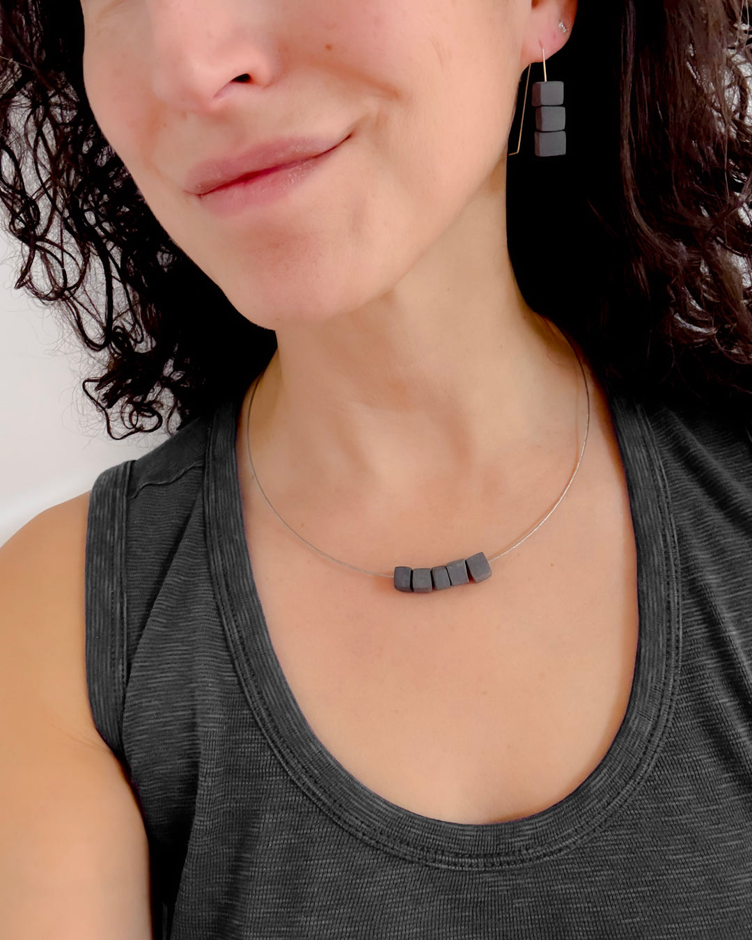 _the BLOCK cube drop | charcoal porcelain