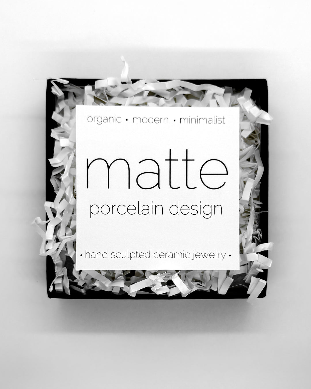 _the INTERLOCK COLLAR necklace | black porcelain + gold