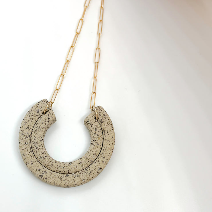 SUNSET STRIP necklace | stoneware