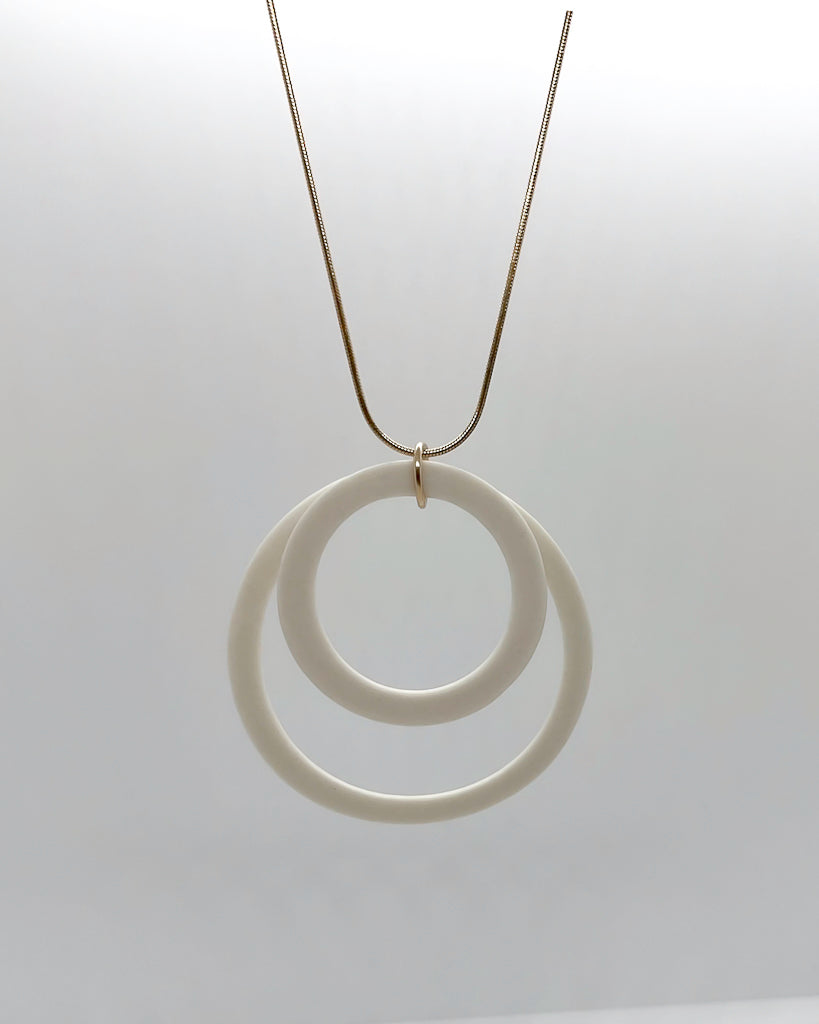 the GEMINI necklace | porcelain