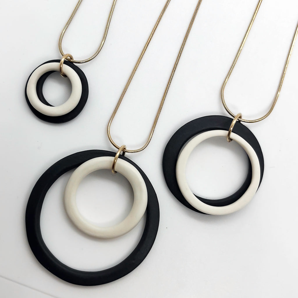 GEMINI necklace | porcelain