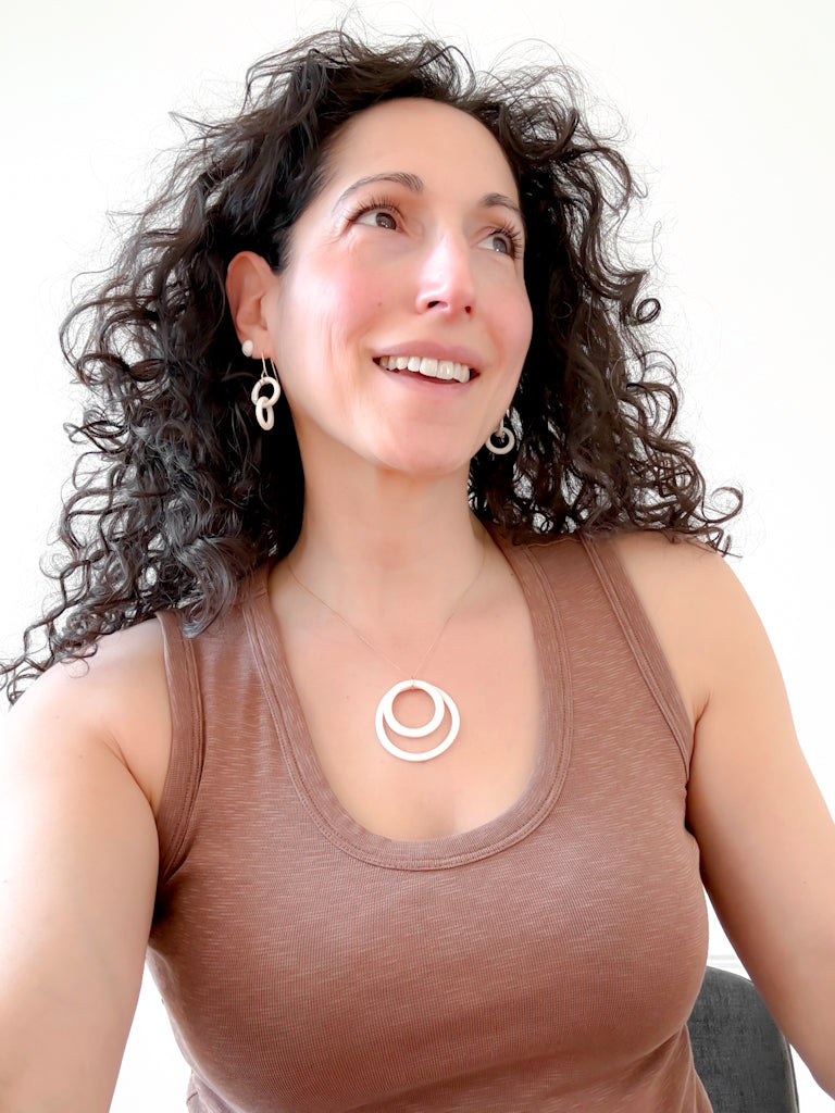 the GEMINI necklace | porcelain