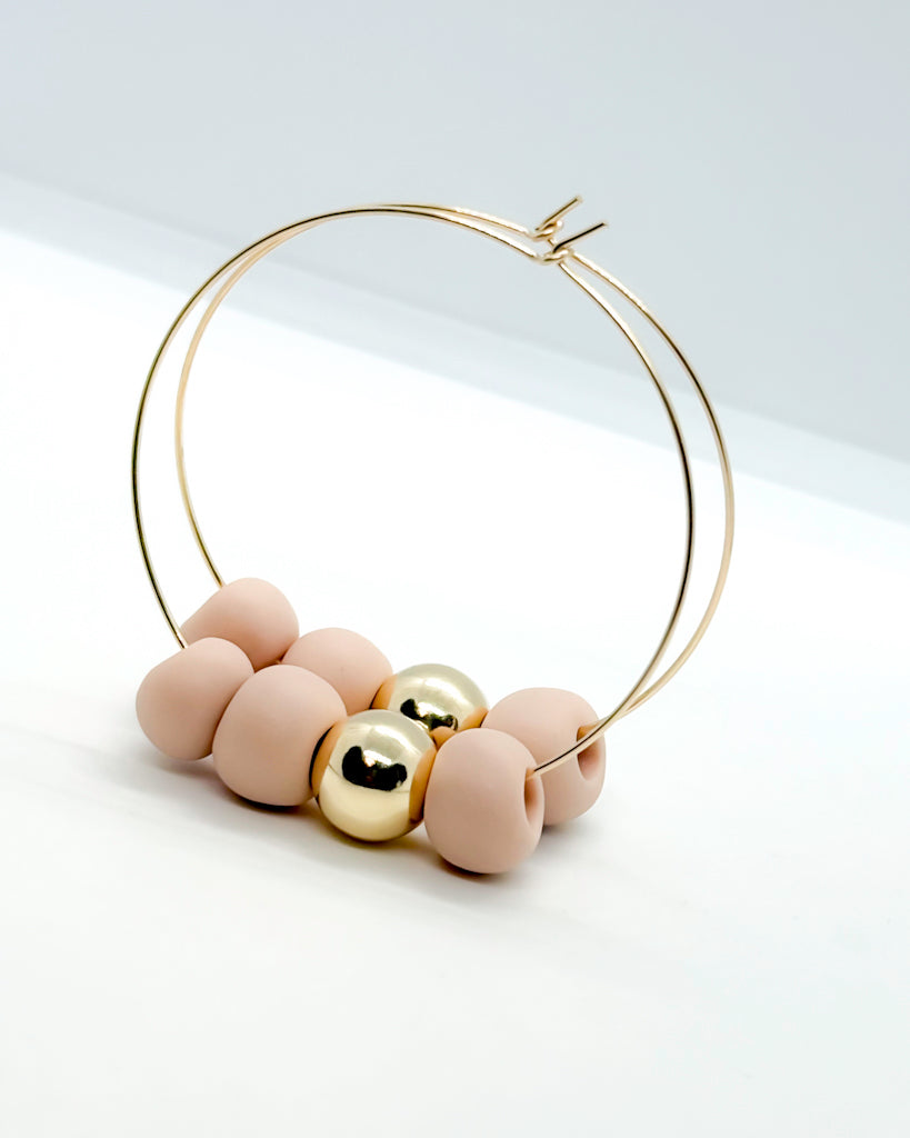 the BEAD necklace | porcelain + gold