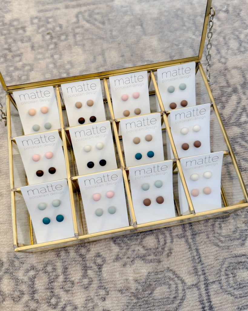 the PEARL stud pack | porcelain