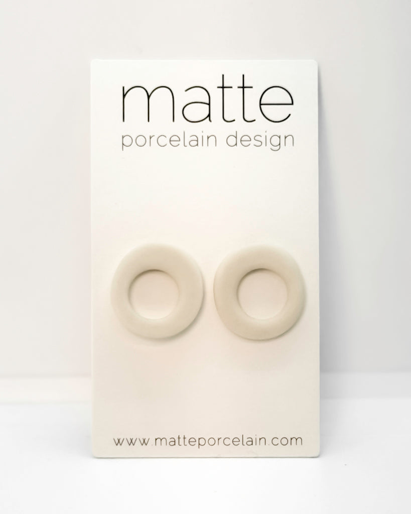 the MINI BALANCE stud | porcelain