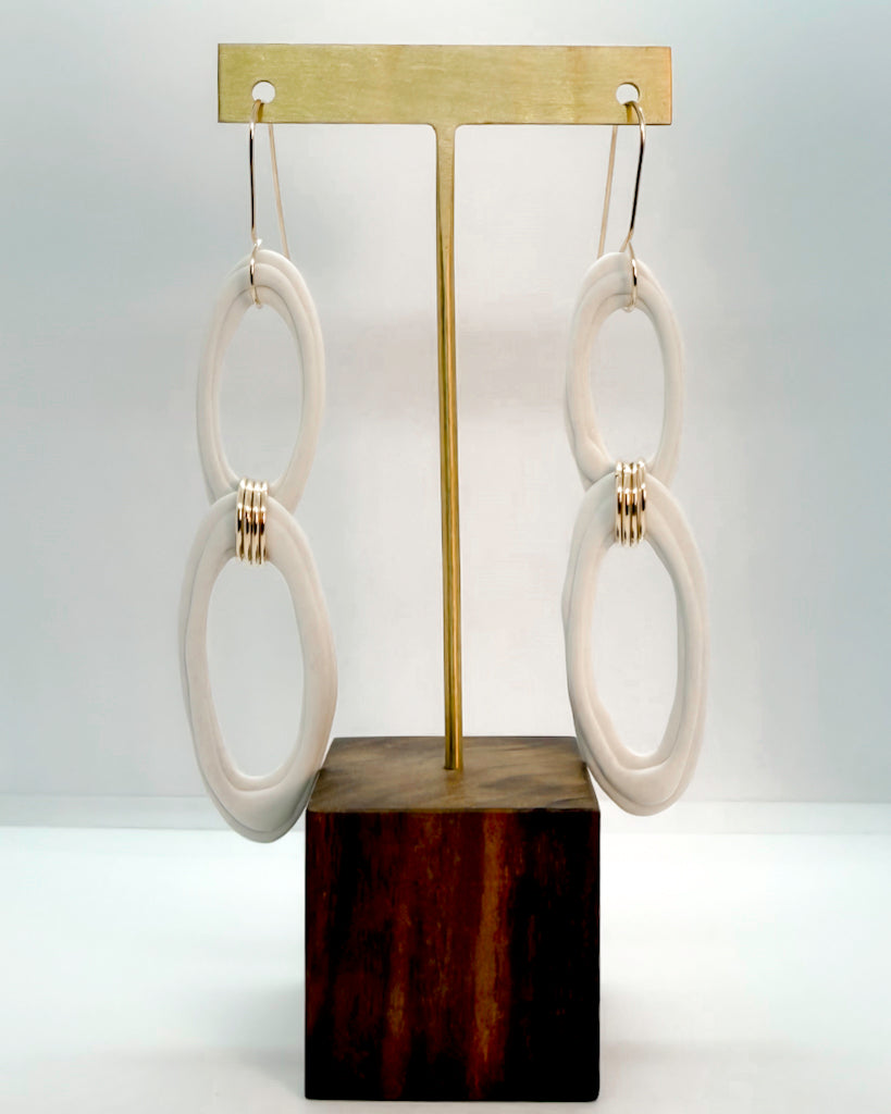 PETALINE dangles | porcelain