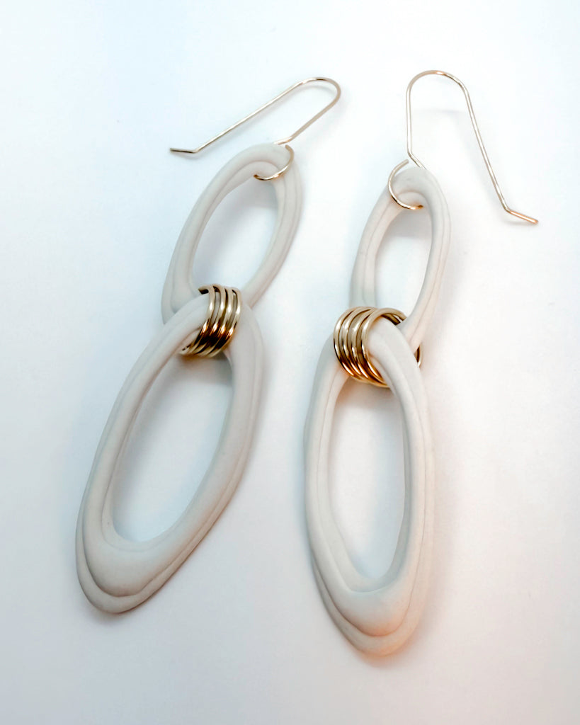 PETALINE dangles | porcelain
