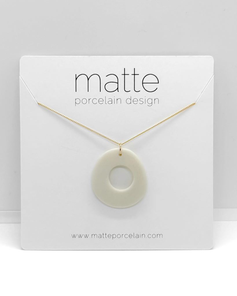 the BALANCE necklace | porcelain