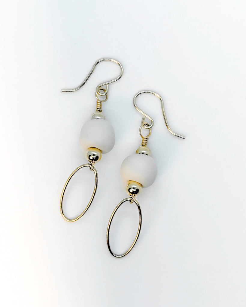 the HALO bead dangle | porcelain