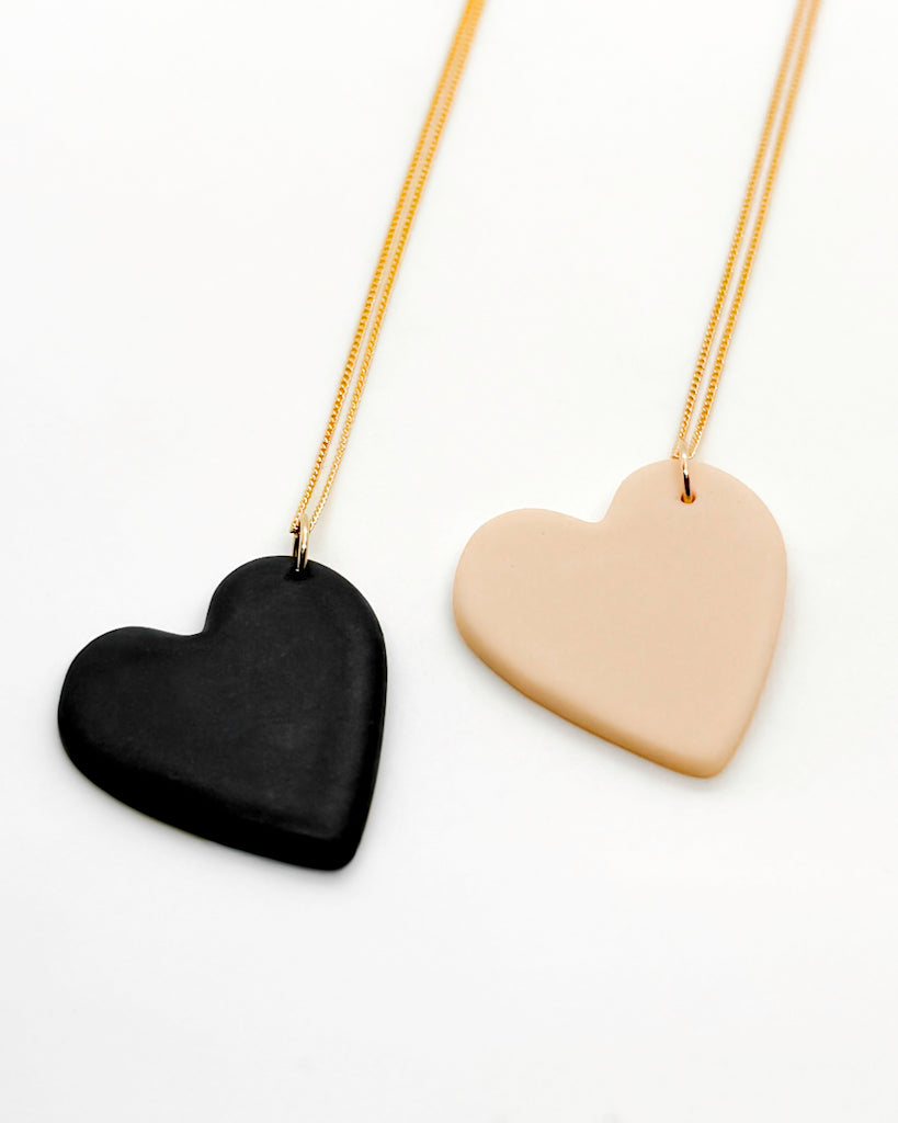 the LOVE necklace | porcelain