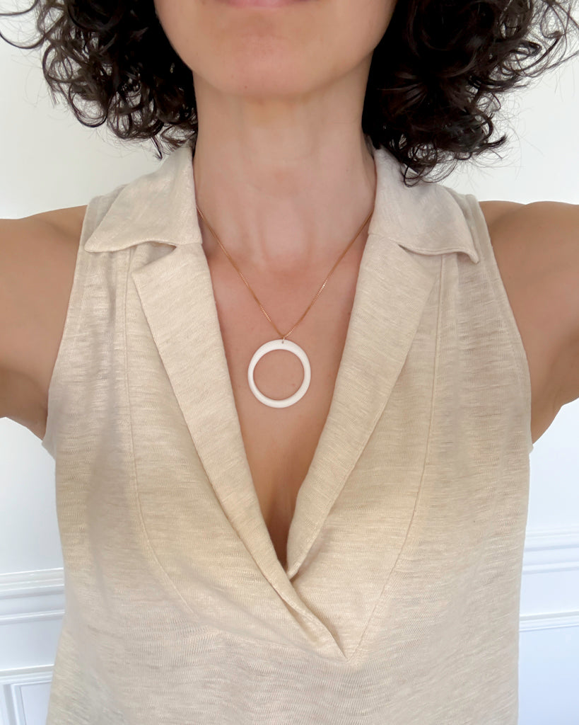 the REVERIE necklace | porcelain