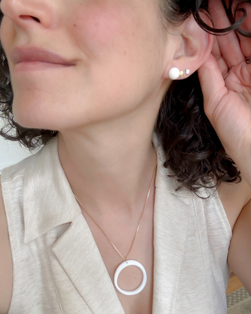 the PEARL stud pack | porcelain