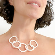 WITH THIS RING necklace | porcelain