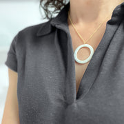 THE CIRCLE GAME necklace | porcelain