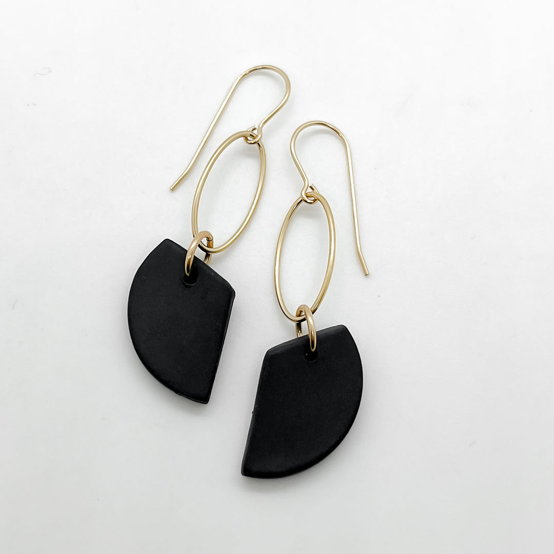 ORION dangles | porcelain