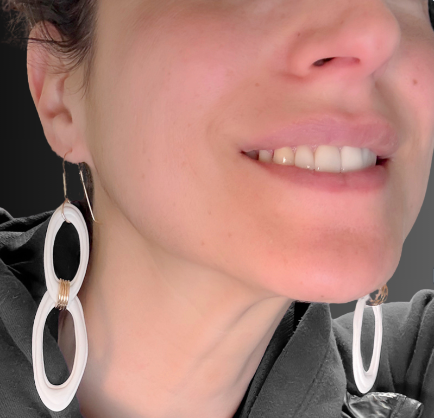 PETALINE dangles | porcelain