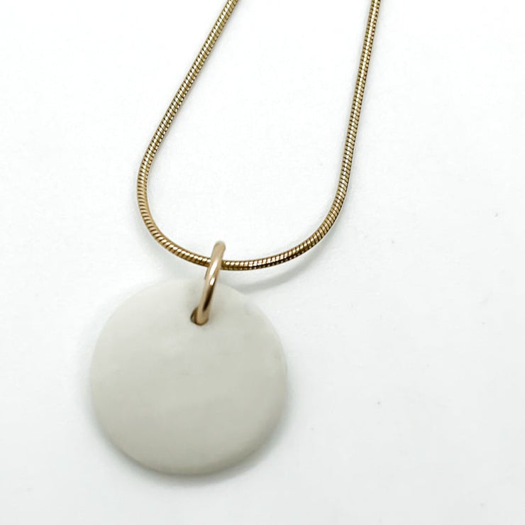 SIMPLICITY necklace | porcelain